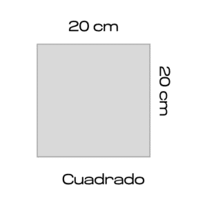 20 x 20 cm